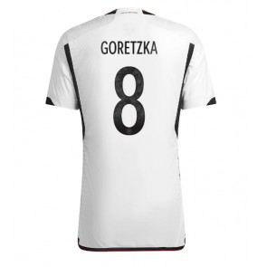 Maillot de foot Allemagne Leon Goretzka #8 Domicile Monde 2022 Manches Courte